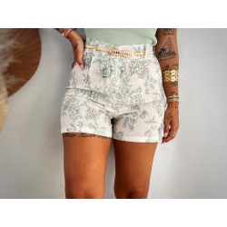 Pantalón lino selva / verde
