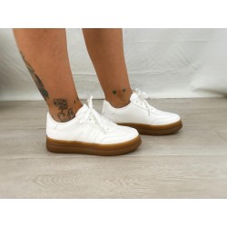 Tenis doble suela / blanco