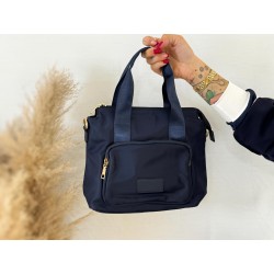 Bolso nylon azul marino