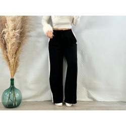 Pantalón pinza raya beige