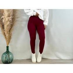 Leggins  burdeos