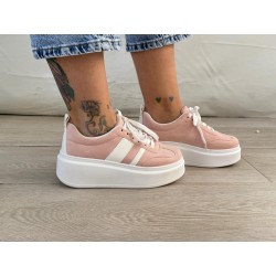 Zapatillas doble suela rosa