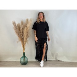 Conjunto falda encaje