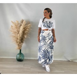 Conjunto selva falda raso