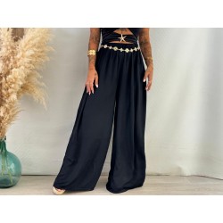 Pantalón fluido negro