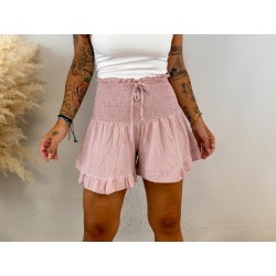 Pantalón corto rosa