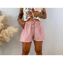 Pantalón corto rosa