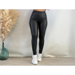 Leggins polipiel negro