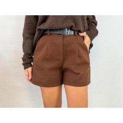 Pantalón paño cinturón /...