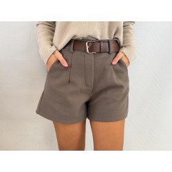 Pantalón paño taupe