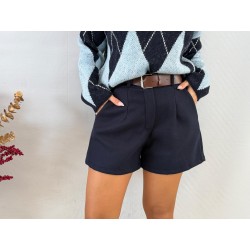 Pantalón paño azul