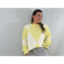Jersey rombos amarillo