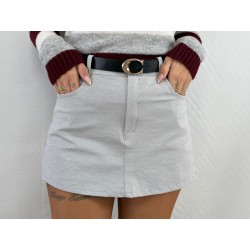 Falda pantalón gris