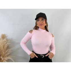 Jersey hombros rosa