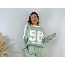 Sudadera Maxi 58 verde