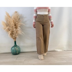 Vaquero bolsillos camel