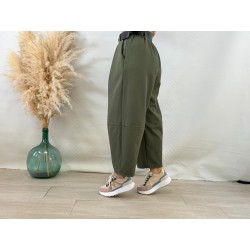 Pantalón balloon cinturón...