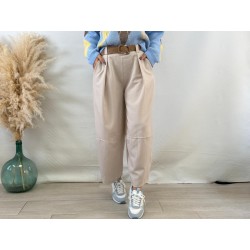 Pantalón balloon cinturon...