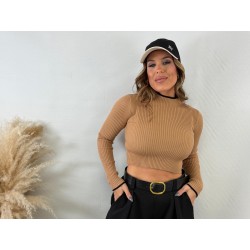 Jersey bicolor camel