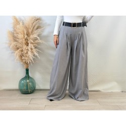 Pantalón palazo rayas