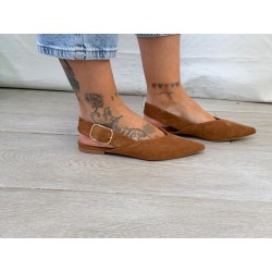 Zapatos picos camel
