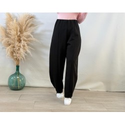 Pantalón alto sport negro