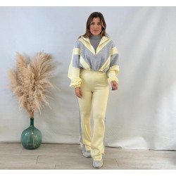 Chándal amarillo/gris