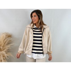 Bomber antelina beige