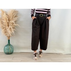 Pantalón balloon cinturón...