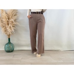 Pantalón cinturón camel