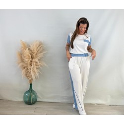 Conjunto hombreras blanco