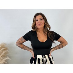 Camiseta licra negra