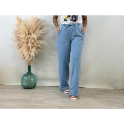 Vaquera cintura elástica