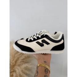 Tenis N blanco/negro