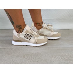 Tenis Miu beige