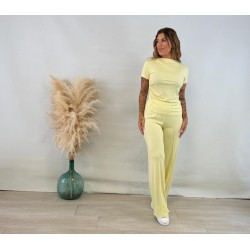Conjunto asimétrico amarillo