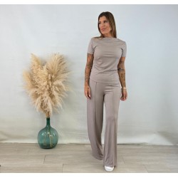 Conjunto asimétrico taupe