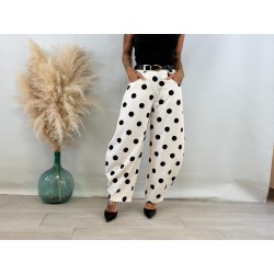 Pantalón balloon lunares