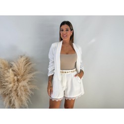Blazer blanca (sin forro)