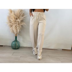 Pantalón sport beige