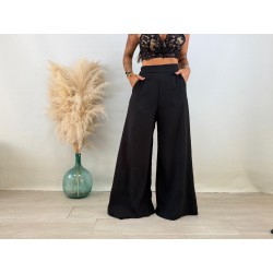 Pantalón palazo negro