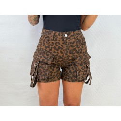 Bermuda vaquera print