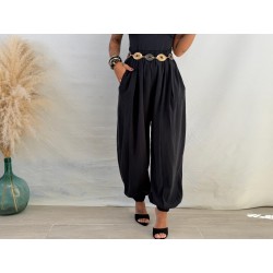 Pantalón aladin pinza negro