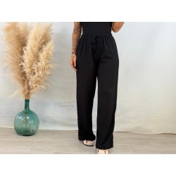 Pantalón tejido negro