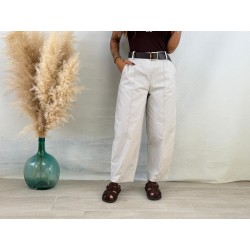 Pantalón balloon cinturón