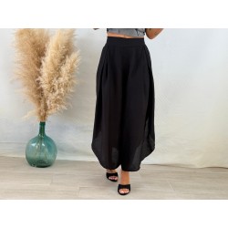 Pantalón ovalado negro