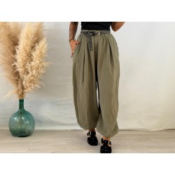 Pantalón aladin verde