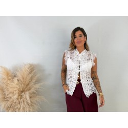 Camiseta japonesa encaje