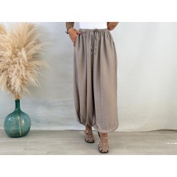 Pantalón jogger taupe