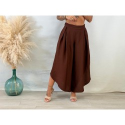 Pantalón ovalado marrón